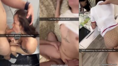 College girls getting creampied by Snapchat guys compilation