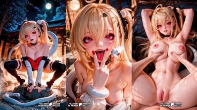 Busty anime blonde gets pounded in anal hard rough deepthroat POV cumshot compilation