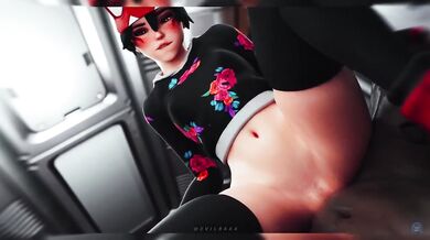 Juno Dva Kiriko Thicc Ass Big Tits 4K Anal Blowjob 3D Animation HD