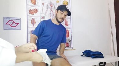 Nurse wants your load NOW handjob blowjob in fake hospital