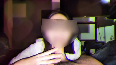 Latina gets face fucked by stepdad till mouth full of cum