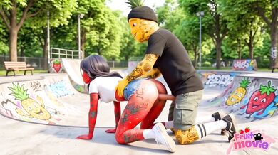 Skater Goth Girl Gets Railed by Abacaxudo in Hot Anal POV