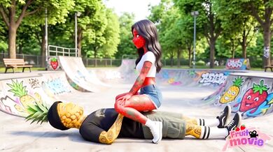 Skater Goth Girl Gets Railed by Abacaxudo in Hot Anal POV
