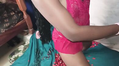 Failed seduction turning cock sucking petite lingerie amateur couple into messy disaster