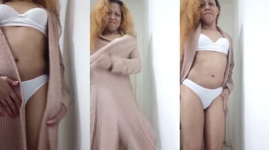 Milf gets her clit wrecked by a sissy trans maid