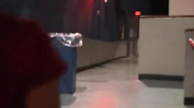 Asian pinay destroyed in public bathroom after watching R-18 movie leaked cum drips