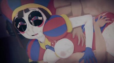Pomni Trapped in the Loop Spitroast Threesome Creampie Fortnite Tadc HD Hardcore