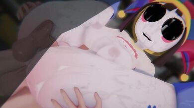 Pomni Trapped in the Loop Spitroast Threesome Creampie Fortnite Tadc HD Hardcore