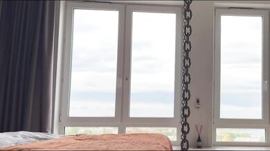 Goddess cleaning lady gets worshipped in see through dress