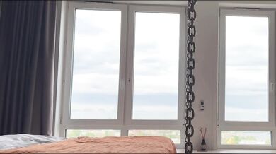 Goddess cleaning lady gets worshipped in see through dress