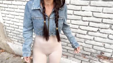 Cute schoolgirl lets stranger fuck her bare tight pussy for cash deepthroat cumshot