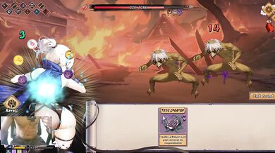 Half Demon Ninja Succubus destroys tight little bitch rough creampie