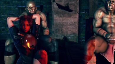 Female knight destroyed by ravenous goblin orks monster mind control ep71 preview