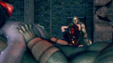 Female knight destroyed by ravenous goblin orks monster mind control ep71 preview