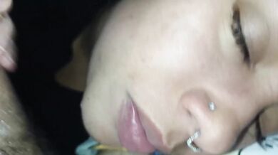 Double creampie blowjob she deserved two thick cumshots in her throat