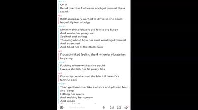 My wife teases me with sister's pussy sexting while big cock anal plug stretches her tight little cunt