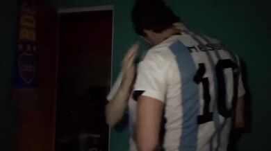 Argentina's victory has us celebrating hard amateur cum kisses