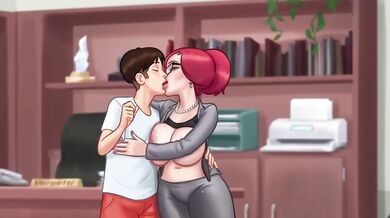 Summertime Saga New Tina Office Sex Scenes Big Tits Milf Cumshot