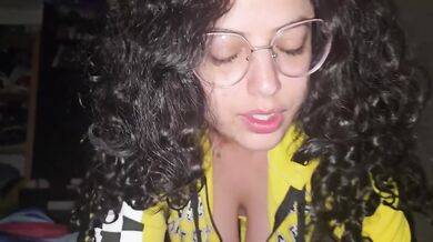 Sucked raw in the cold POV cum hungry Latina takes every drop