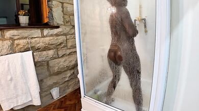 The MasterPiss painted with Piss Squirt and Cum big tits creampie ebony tied up