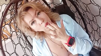 Mature whore Aimee gushes sloppy blasts while sucking her husbands cock raw
