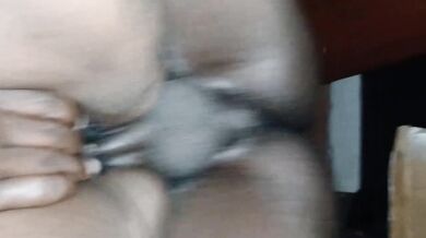 Step daughter begged me to fuck her from behind before mom returns cumming inside her tight pussy