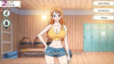 Nami’s drip feed blowjob gameplay nami hentai cum in mouth