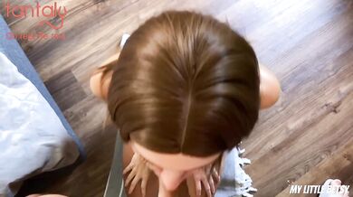 Married man deepthroats his stepsis raw doggy facial
