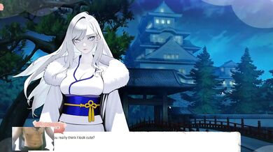 Monster elf milf tramples dude with huge cock in hentai onsen