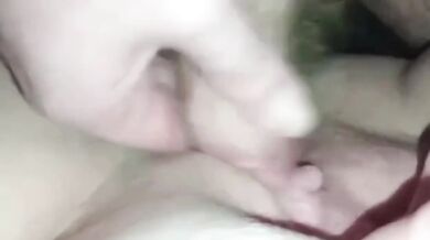 Redhead milf destroyed with sloppy gaping deep throat and milky gasps