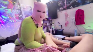 Ski Mask Goddess Destroys You Only Cum When She Says So