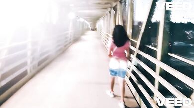 Milf Solo Female Bikers Watch Me On Bike Path Bridges Highway