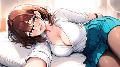 Your girlfriend makes you a cuckold and you masturbate joi hentai en español