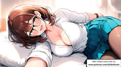 Your girlfriend makes you a cuckold and you masturbate joi hentai en español
