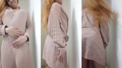 Milf unleashes her juicy deep clitoris climax with big ass