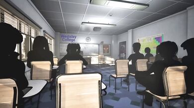 Teacher's slutty secret big tits pussy exposed in class POV