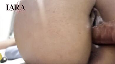 Cum inside and keep fucking me Brazilian Latina squirts alone in POV dirty talk