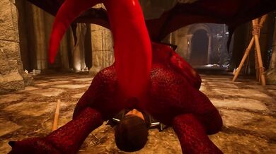 Dragon's Booty Destroyed by Rough Female Fun