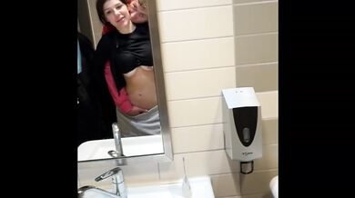 Kicked and fucked in the toilet a stranger's young tight ass
