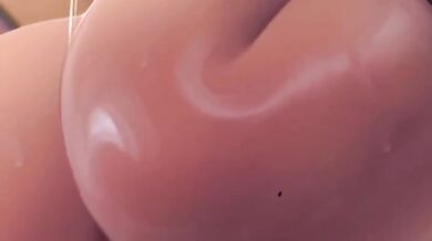 Galactic cum choking on an Overwatch big white cock want to be fucked again