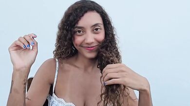 Latina blows him raw in the bathroom then gets fucked doggy style