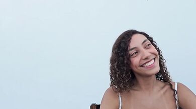 Latina blows him raw in the bathroom then gets fucked doggy style