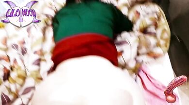 My big ass otaku roomie got doggy fucked until I creampied her tight latina culo