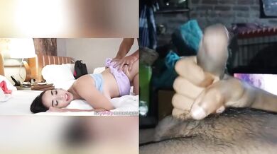 Stepdad destroys Stepdaughter while Mom showers deepthroat doggy and cowgirl reaction