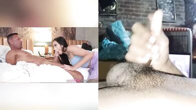 Stepdad destroys Stepdaughter while Mom showers deepthroat doggy and cowgirl reaction