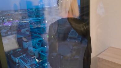 I swallowed my boss's big tits blonde cum and gagged on the best blowjob