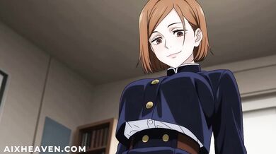 Nobara Catches You Masturbating and Fucks You Raw Uncensored