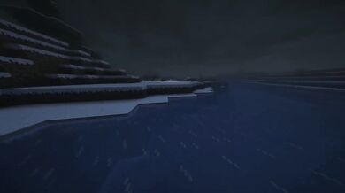 Crazy nymphomaniac Jenny gets destroyed in Minecraft snow creampie POV