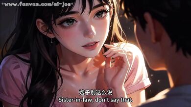 My sister-in-law deep throated me in front of my elder brother’s prese cumshot