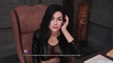 Streets of Sorcery XXXNinjas PC Gushing Brunette Cartoon Visual Novel